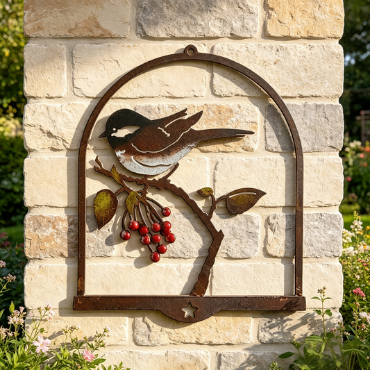 Bird on Wild Cherry 3D Wall Art