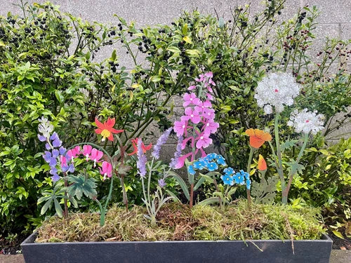 Fireweed Flower Garden Pick | Hand-Painted