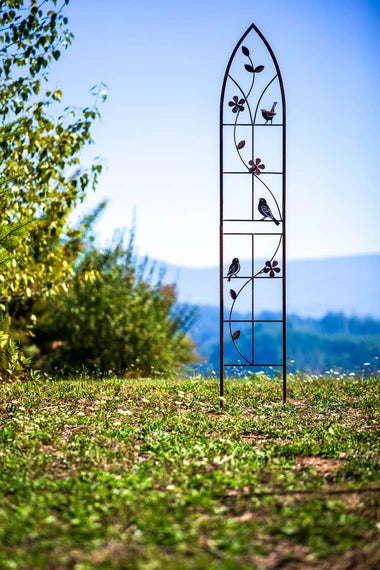 Gothic Window Bird Trellis