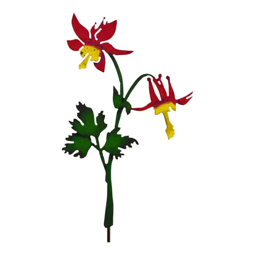 Columbine Garden Pick - Painted