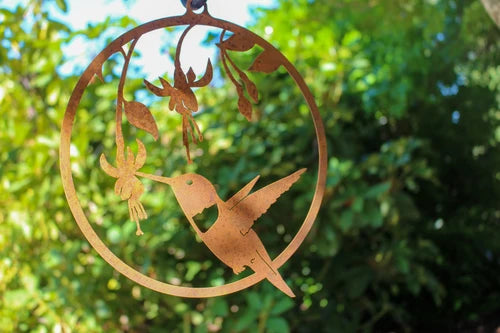 Hummingbird Fuchsias Mini Ring